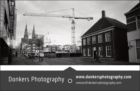 Business card – copyright © Donkers Photography – all rights reserved